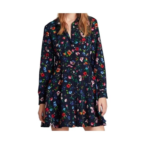 Zara Multi-color Floral Sleeve Romper Womens, Size Medium Bloomcore Feminine - Picture 1 of 7